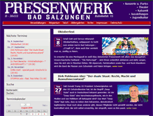 Tablet Screenshot of pressenwerk.com